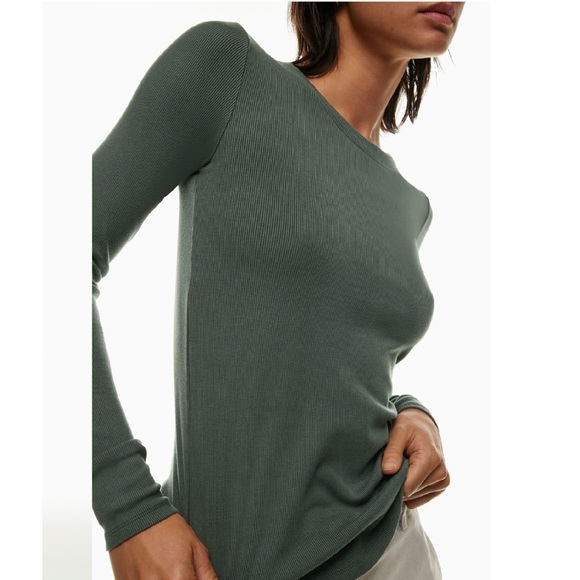 Wilfred Tops - Wilfred Free Teal Ribbed Top